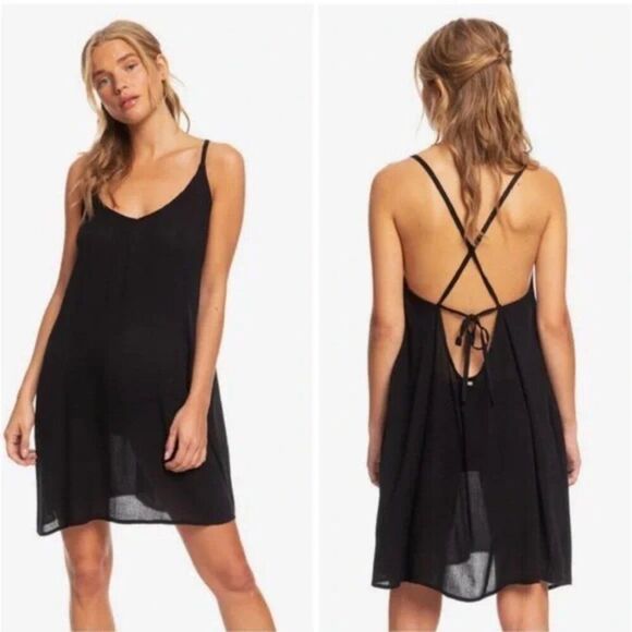 Roxy Be In Love Strappy Dress Womens Boho Size Small NWT - Picture 1 of 4